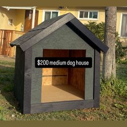 Dog House Hand Made Casa Para Perros Grande medium Dog  Size mediano