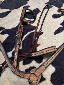 Red white Crystal Bling Set