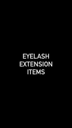EYELASH EXTENSION ITEMS