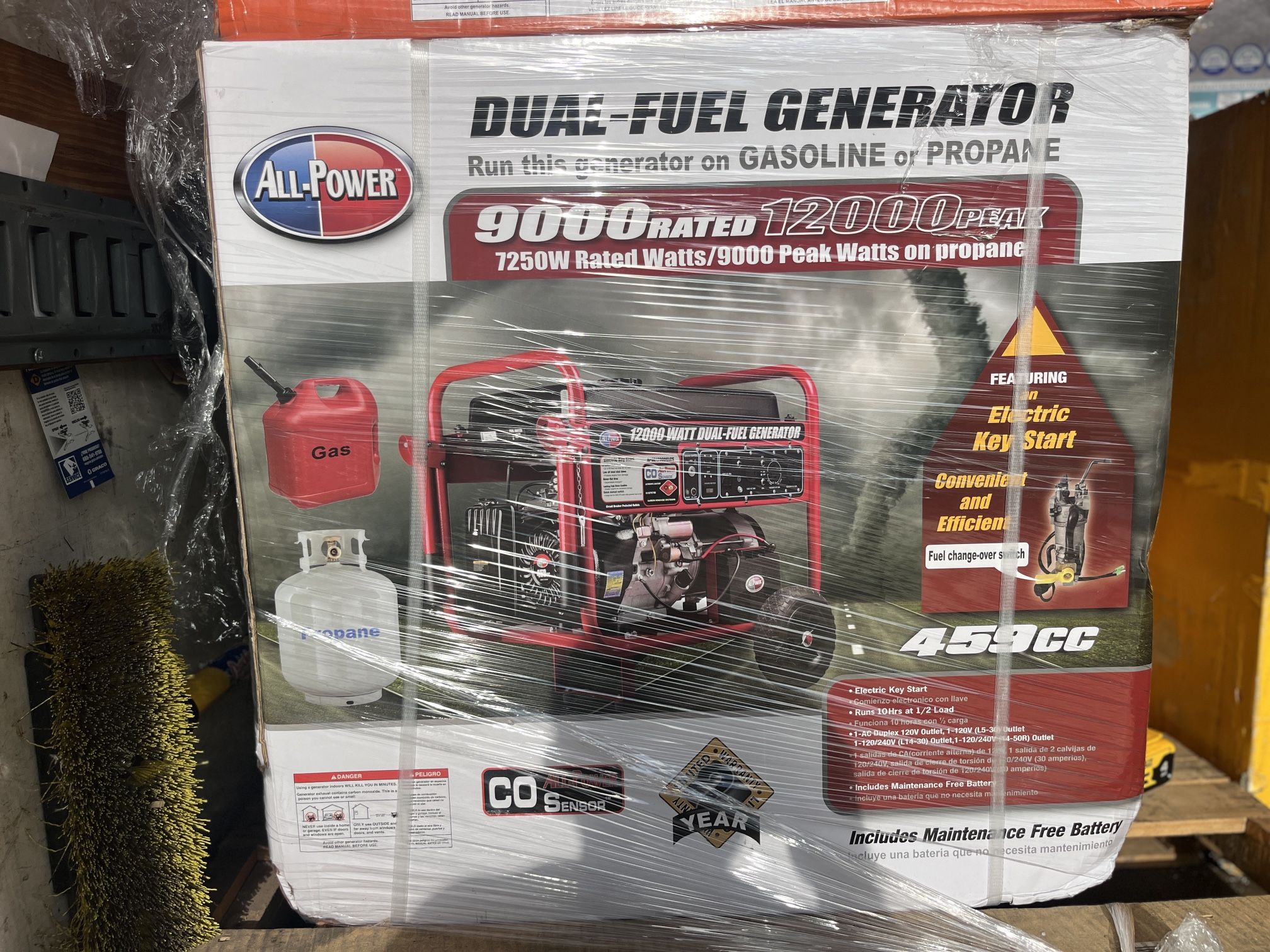 All power 12000w Dual Fuel Generator