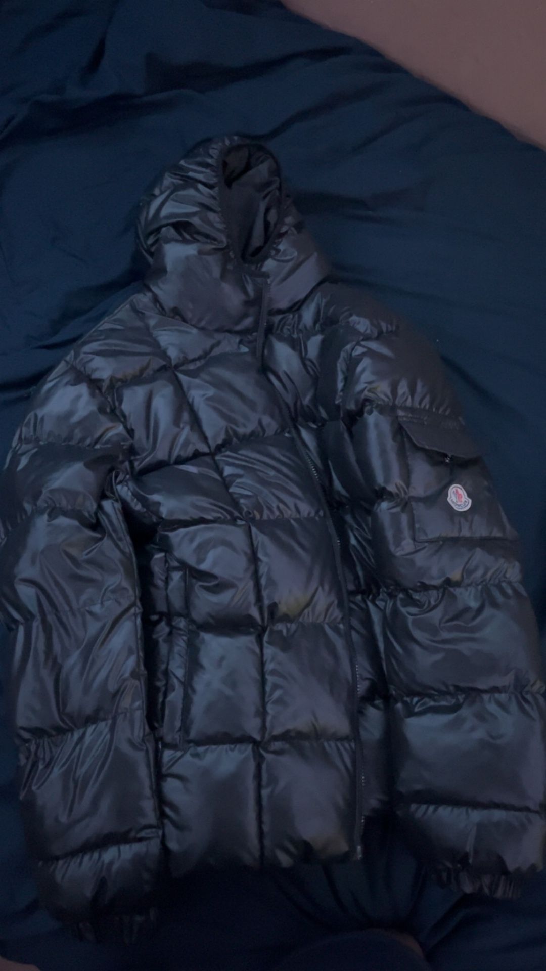 Black Moncler Puffer Jacket