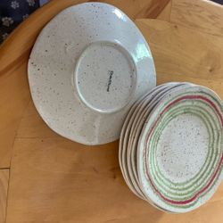 8 Dessert Plates Crate & Barrel