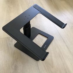 Black Aluminum Alloy Laptop Stand