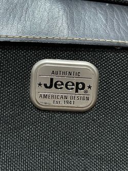 Authentic Jeep Travel Luggage Suitcase Airport Memories Yeet Ducks Country