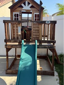 Wood play house