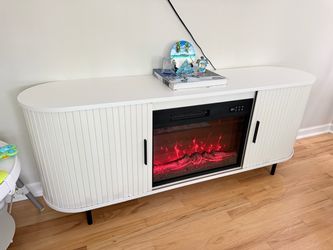 Tv stand fireplace