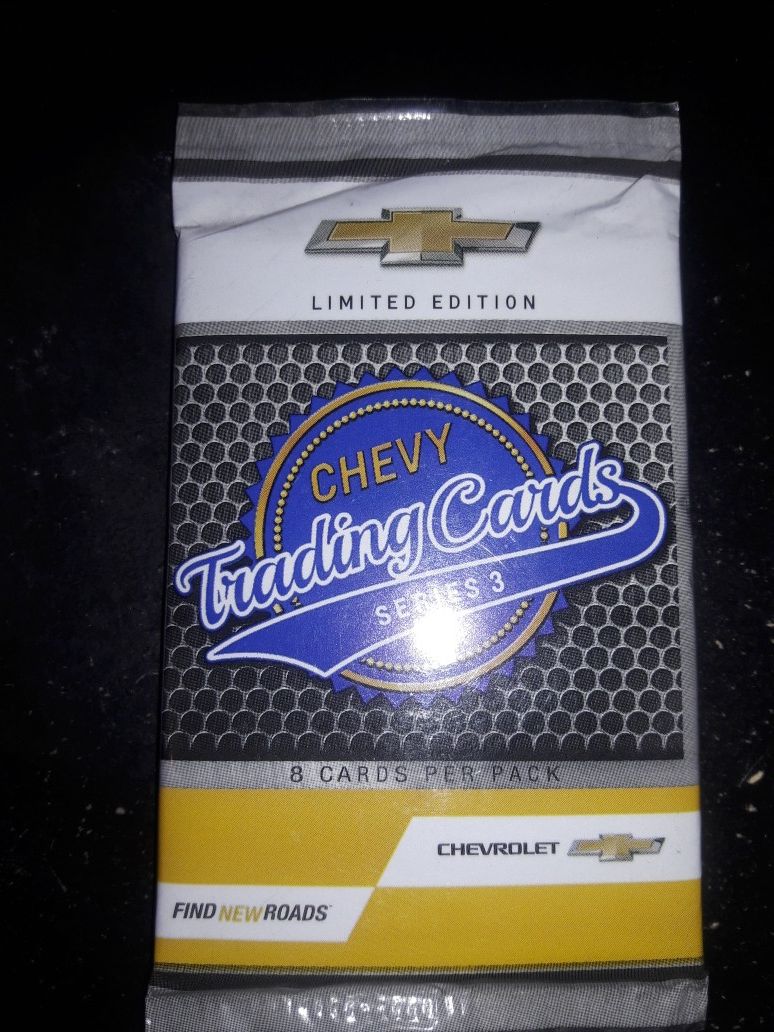Chevy Trading Cards Series 3 Limited Edition 8 Cards