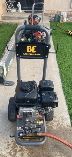 BE 3400 PSI 2.5 GPM Gas Pressure Washer