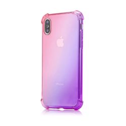 Gradient Anti-knock Case For iPhone X / XS iPhone Soft Phone Cases Silicon Cover Cases