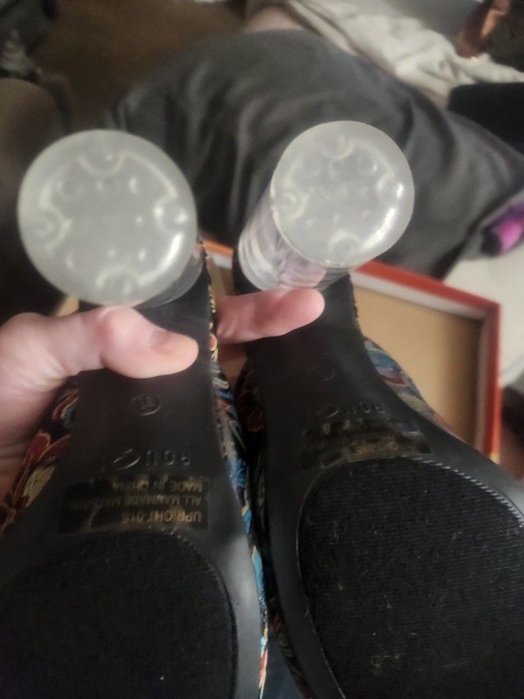 Womens Size9 ROUGE UPRIGHT-01S Black FABRIC