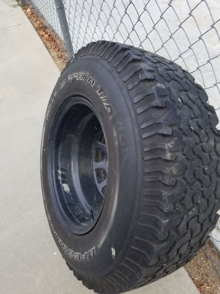 16x10 2 5 Backspace Bfgoodrich All Terrain For Sale In Moreno Valley Ca Offerup