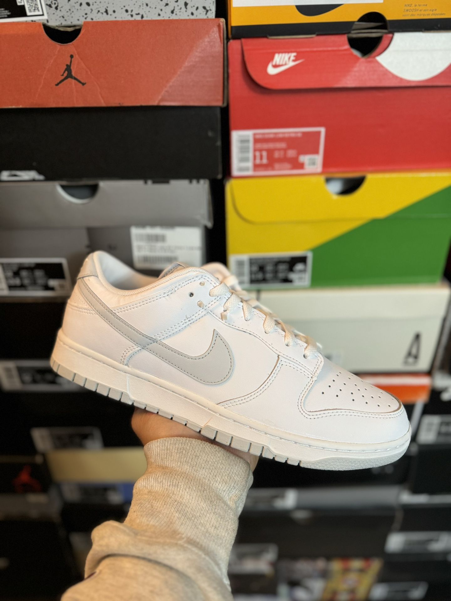 DS Nike Dunk Low Retro White Pure Platinum size 10.5 - www 