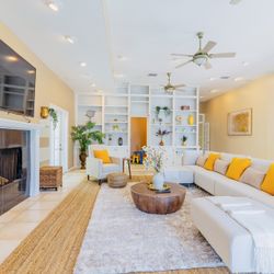 Modern Feathers Sectional Couch – (Used) Price Flexible 