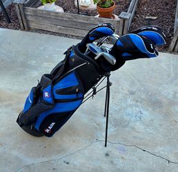 Ram G-Force Men's 15-piece Complete Golf Club Set Driver Woods Irons Putter Stand Bag and Headcovers
