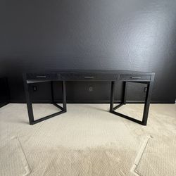 Executive Desk – Black Wood Finish