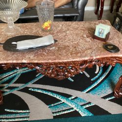 Main Table Piece With Two Side Tables(negotiable)