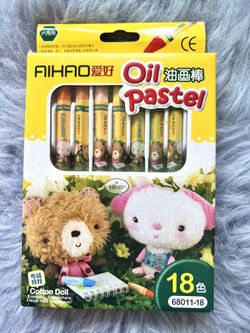 Oil Pastel Painting Pens 18 Colors 