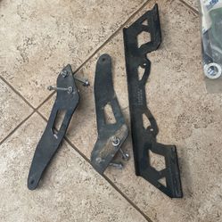 Canam X3 Shock Tower Headlight Bracket and Stock Cage Light bar Bracket 