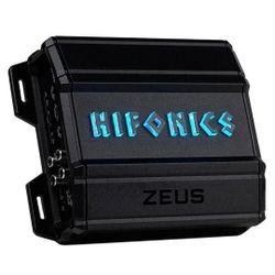 Hifonics Zeus Delta 750 Watt Compact 4 Channel Nickel Plated Mobile Car Audio Amplifier with Auto Turn On Feature, ZD-750.4D, Black