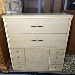 Blonde Wood Dresser Set