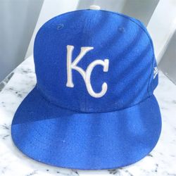 Kansas City Royals Light Royal Blue Cooperstown AC New Era 59Fifty Fitted
