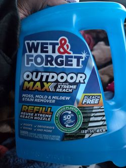 Yea!!!!!! Wet & Forget outside!!!!