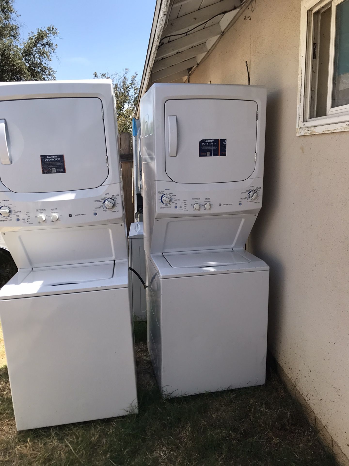 General Electric Washer & Dryer Stack for Sale in Riverside, CA OfferUp
