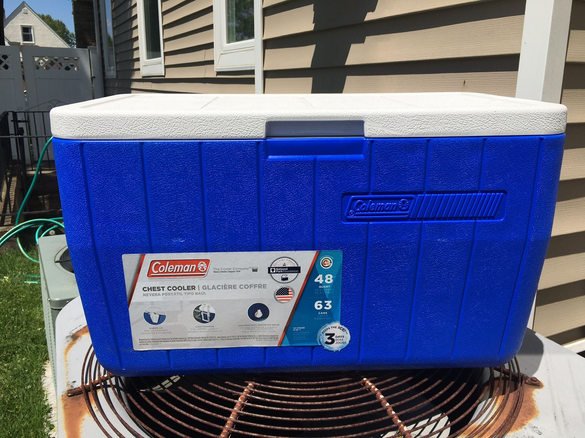 Coleman 48 quart cooler.. not used