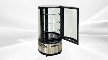 NSF Countertop Curved Glass Refrigerated Bakery case ARC100R