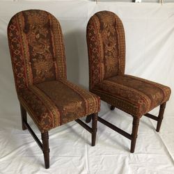 Pier One  Chairs  red and gold