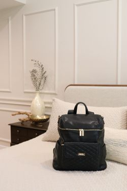 Luli Bebe black diaper bag