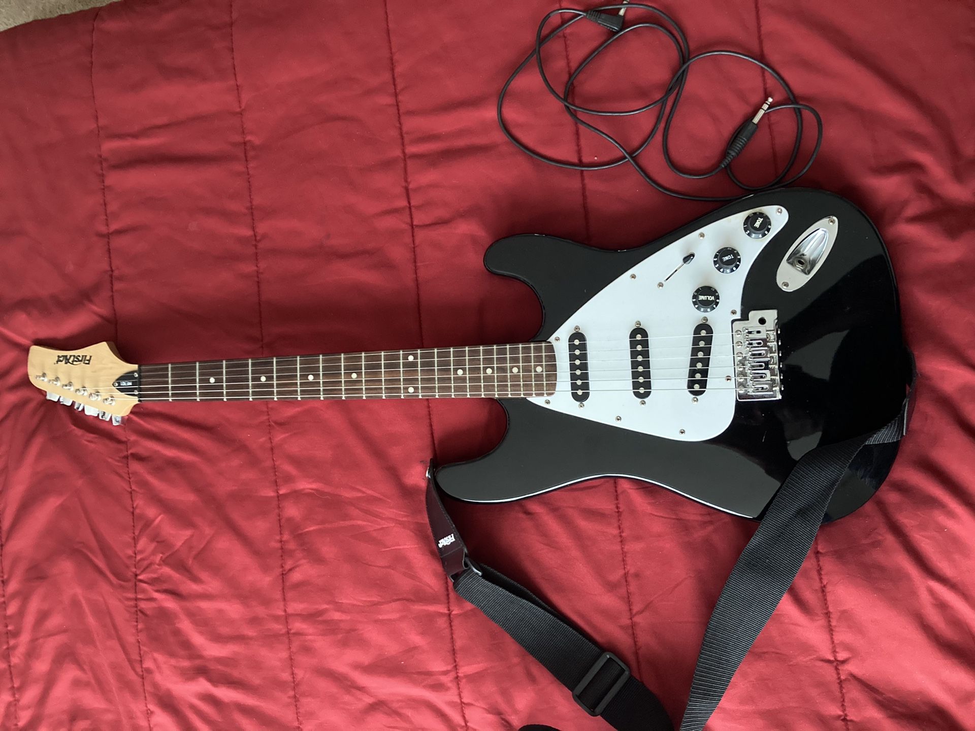 Black Electric guitar