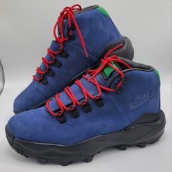 Nike Cygnal Size 10.5 Mens Navy Gym Red Black Pine Green Boots Shoes