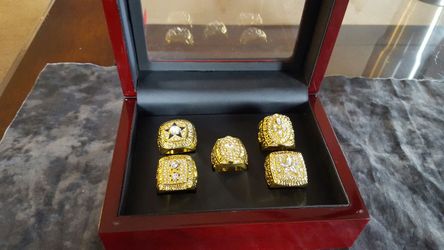 Dallas Cowboys Super Bowl Championship Ring Set With Display Box Sz 9