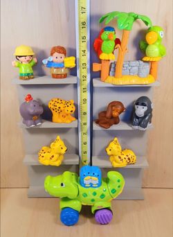 Fisher-Price Safari Themed Toy Lot