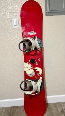 Ride Snowboard 142, Salomon Bindings, W’s sz 8 Burton Boots