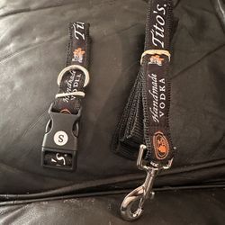 Tito’s Vodka Dog Leash And Small Collar