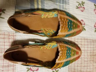 Men mexican huarrache sandals size 7.5 or 8