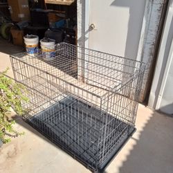 Midwest Solution Series Side-by-Side Double Door Animal Crate