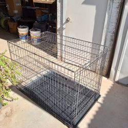 30$ Animal Crate Midwest Solution Series Side-by-Side Double Door Animal Crate