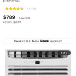 BRAND NEW Frigidaire 12,000 BTU Built-In Room Air Conditioner with WiFi