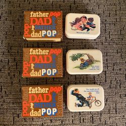 Set of 3 Vintage AVON 1983 That’s My Dad Decal Soaps 3 OZ. Father’s Day Gift