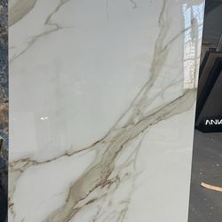 Calacatta Gold Porcelain Tile 24x48 $15 Each 