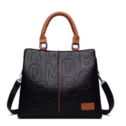 Handbag Red/black Or Taupe/black Style1/style2
