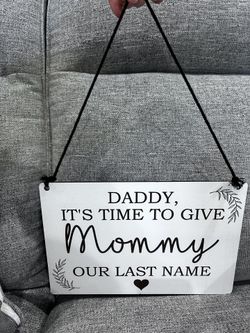 Ring Bearer’s Sign /flower Girl Sign