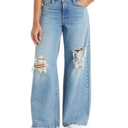 Levi's Women's Mid-Rise 94's Baggy Wide Leg Jeans
