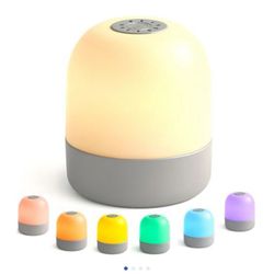New Baby Night Light – 12 Colors, Touch Control, Rechargeable Nursery Lamp 