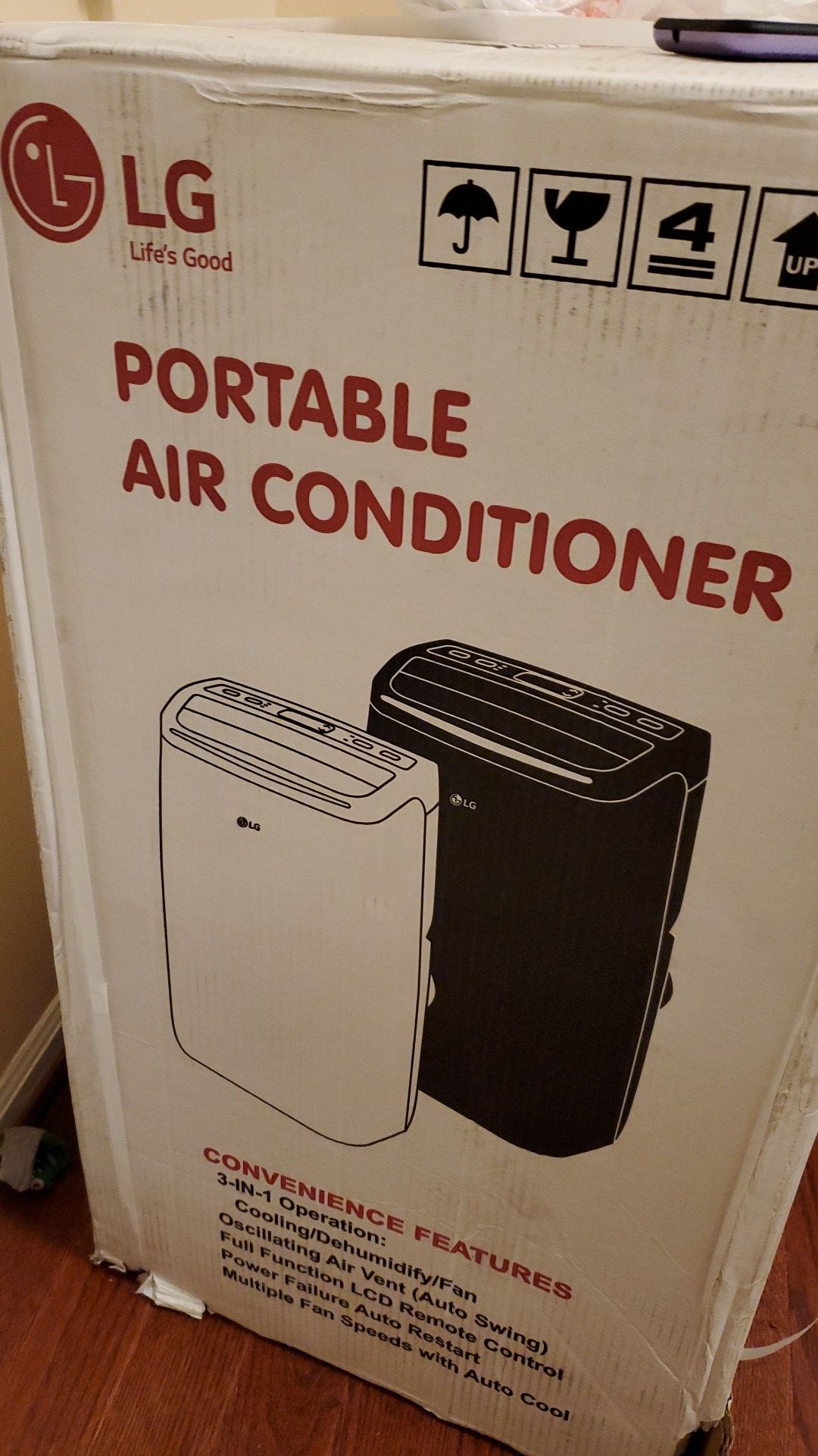 LG portable air conditioner