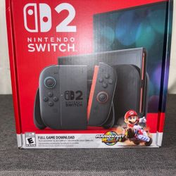 Nintendo Switch 2 Mario Kart Bundle – Brand New – Perfect Christmas Gift 🎄🎁