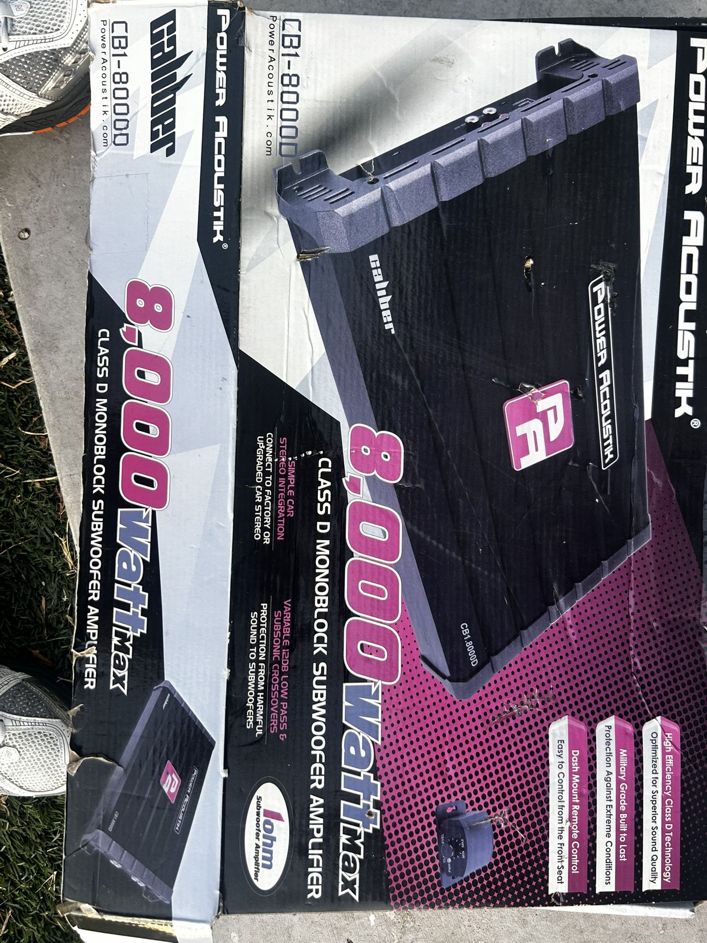 8000 Watts Power Acoustic 4 Channels Amp